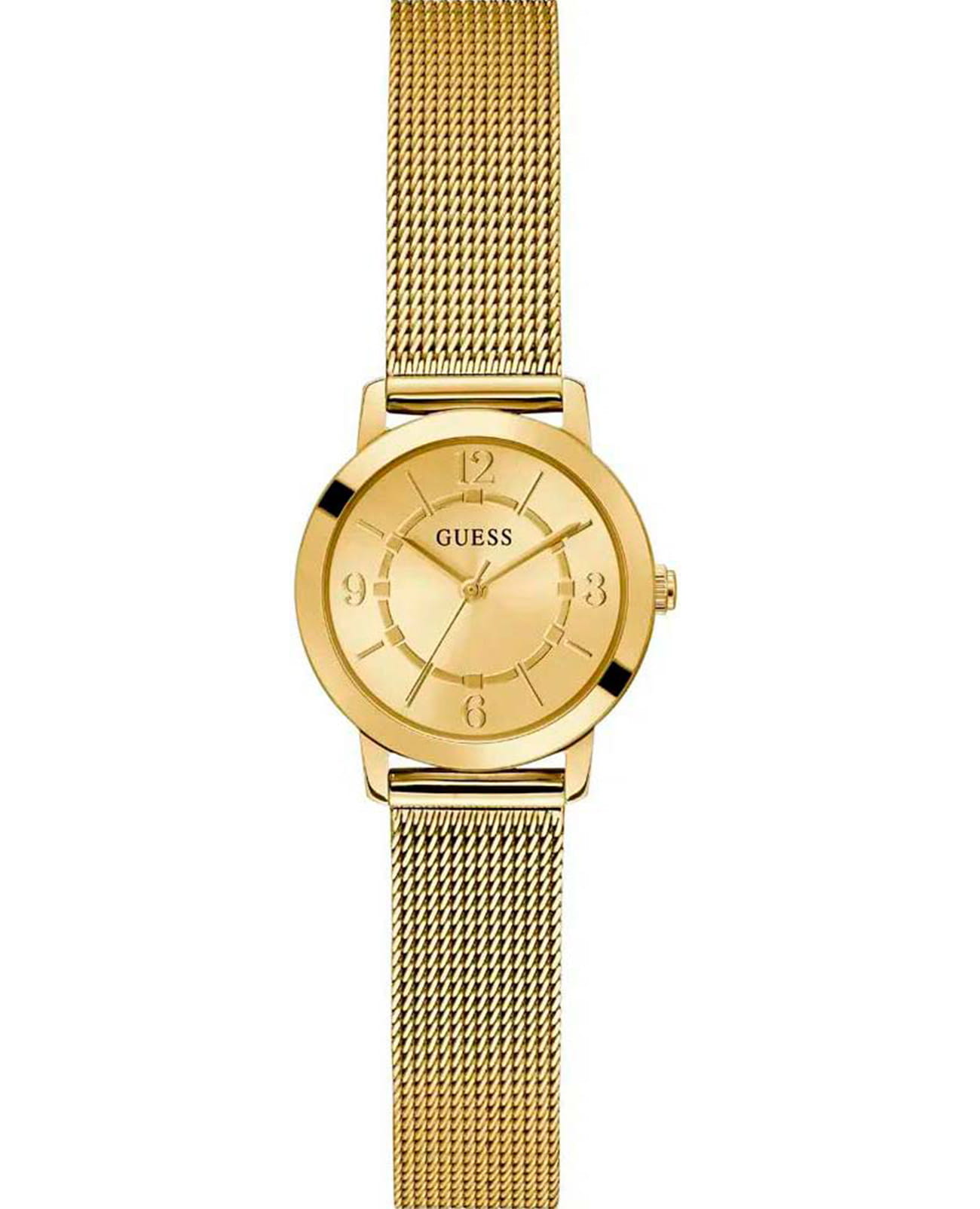 Guess Guess Melody GW0666L2  GW0666L2 кварцевые женские часы золотой циферблат, браслет нержавеющая сталь с ip-покрытием — вид спереди