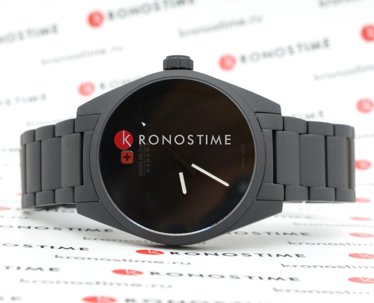 Swiss Military Hanowa Swiss Military Hanowa SMWGG0003530 кварцевые мужские часы часы крупный план черный циферблата