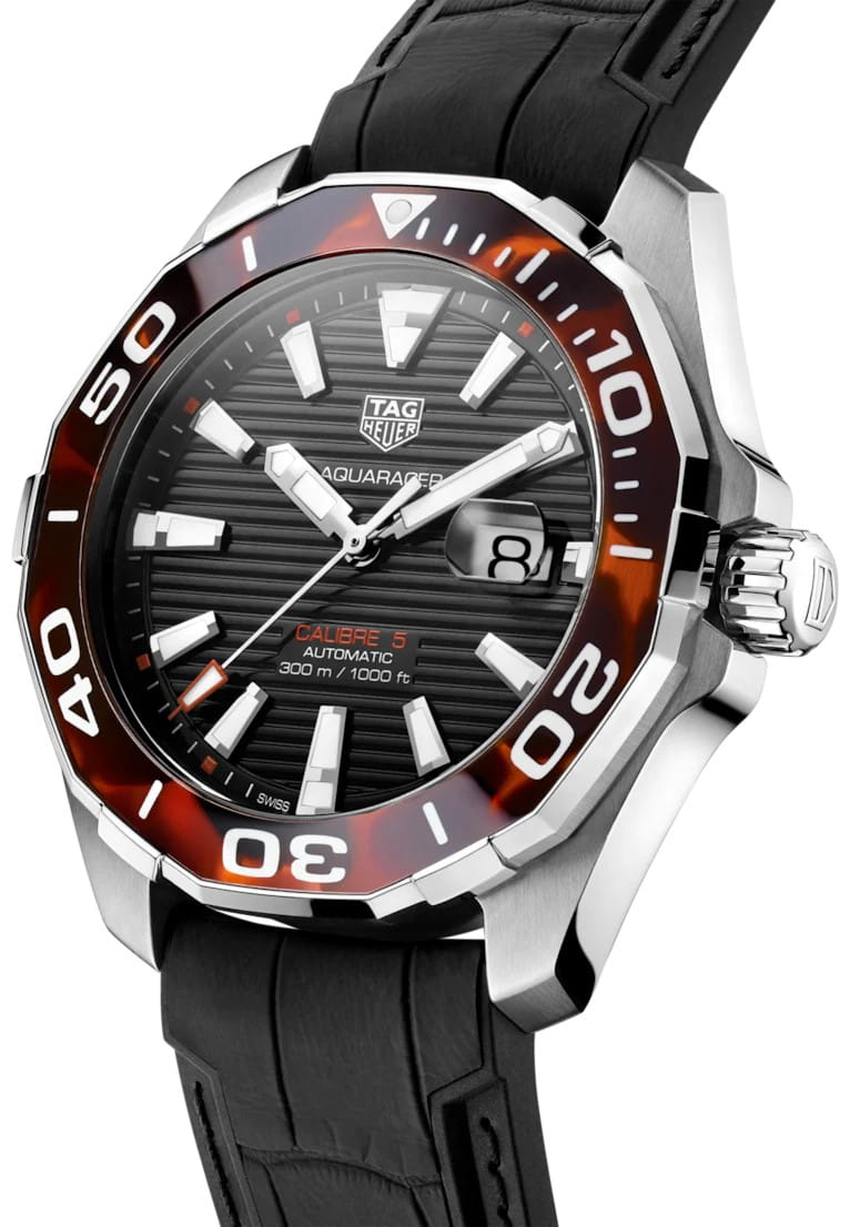 TAG Heuer TAG Heuer Aquaracer Professional 300 WAY201N.FT6177 мужские часы черный циферблат на запястье