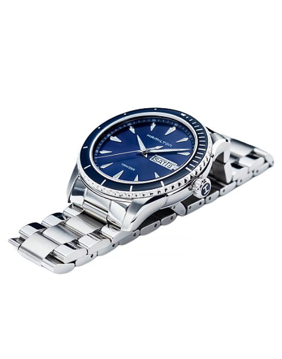 Hamilton Hamilton Jazzmaster Seaview Quartz H37451141 , наручные женские часы фото под углом