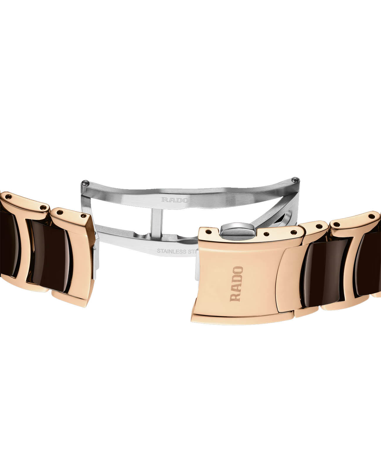 Rado Rado Centrix Automatic Diamonds Open Heart R30028902 женские часы коричневый циферблат на запястье