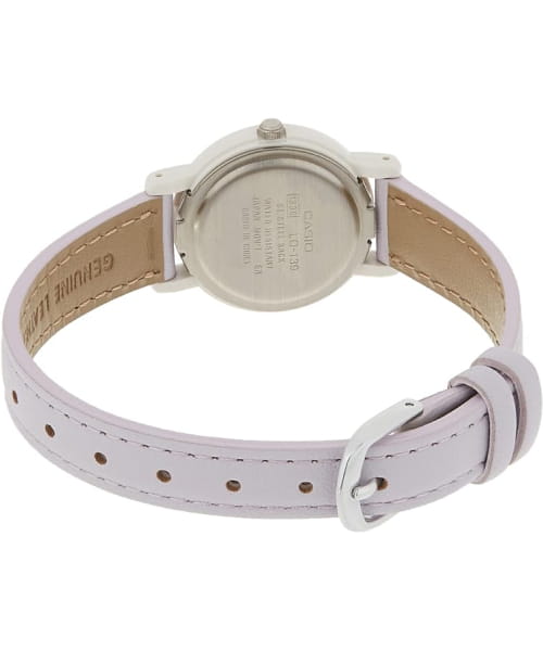 Casio Casio Collection LQ-139L-6BDF (LQ-139L-6B), collection япония женские часы на браслете кожаный боковой вид