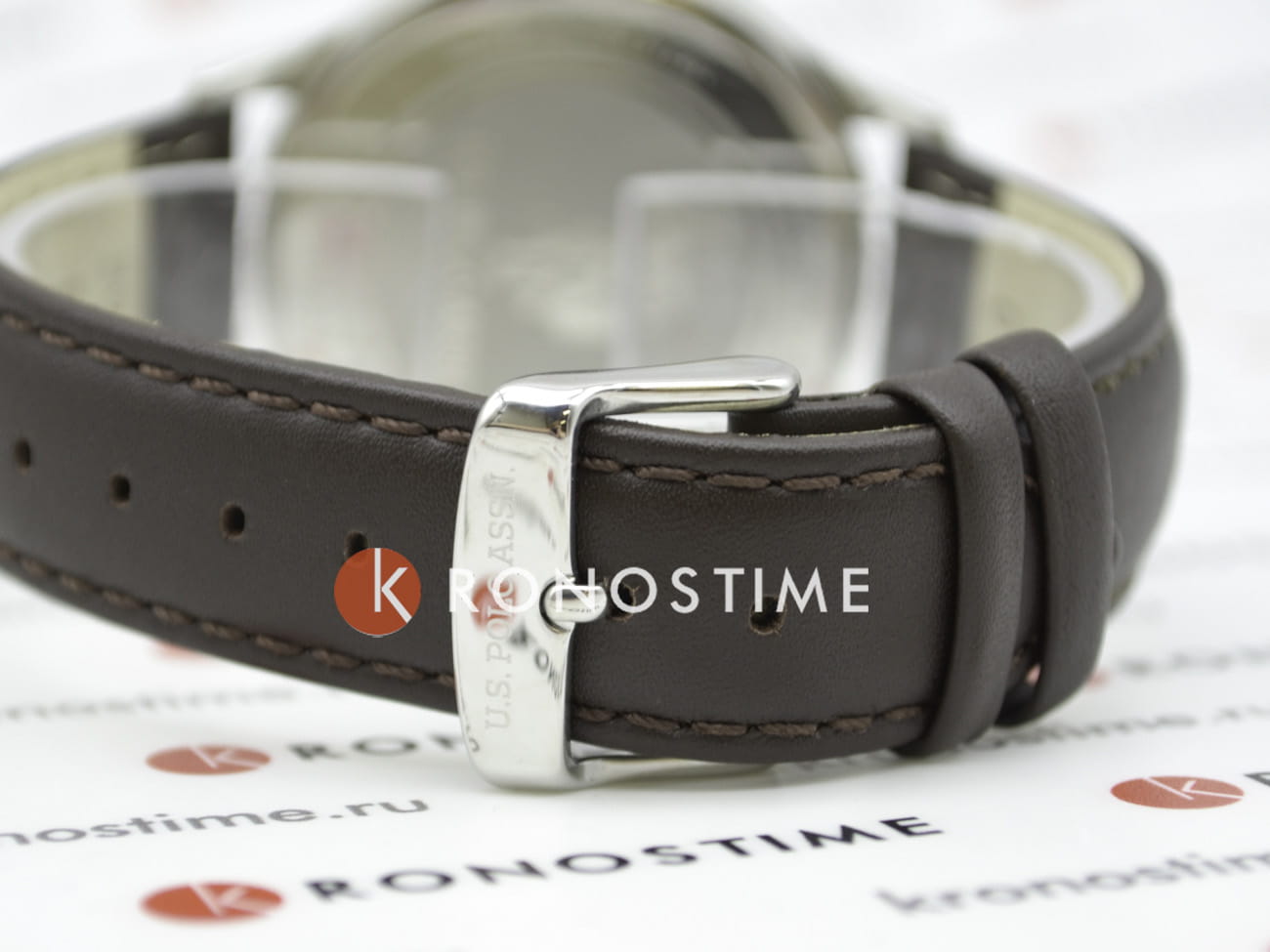 U.S. Polo Assn. U.S. Polo Assn. Fundamental USPA1069-02  - задняя крышка сталь металл корпуса, сша часы