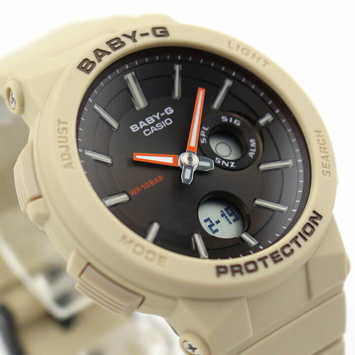 Casio BGA-255-5A женские часы застежка крупным планом