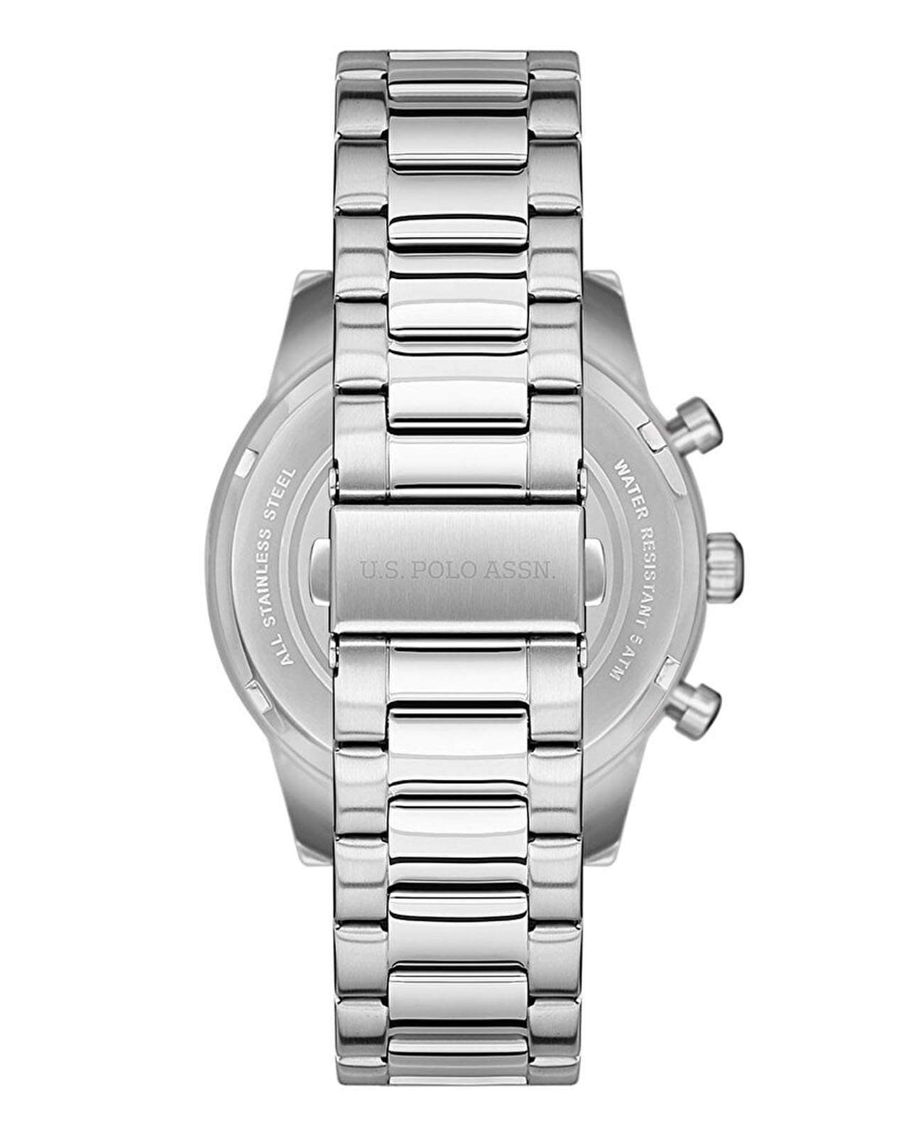 U.S. Polo Assn. U.S. Polo Assn Crossing USPA1055-03,  сша мужские часы на браслете нержавеющая сталь боковой вид