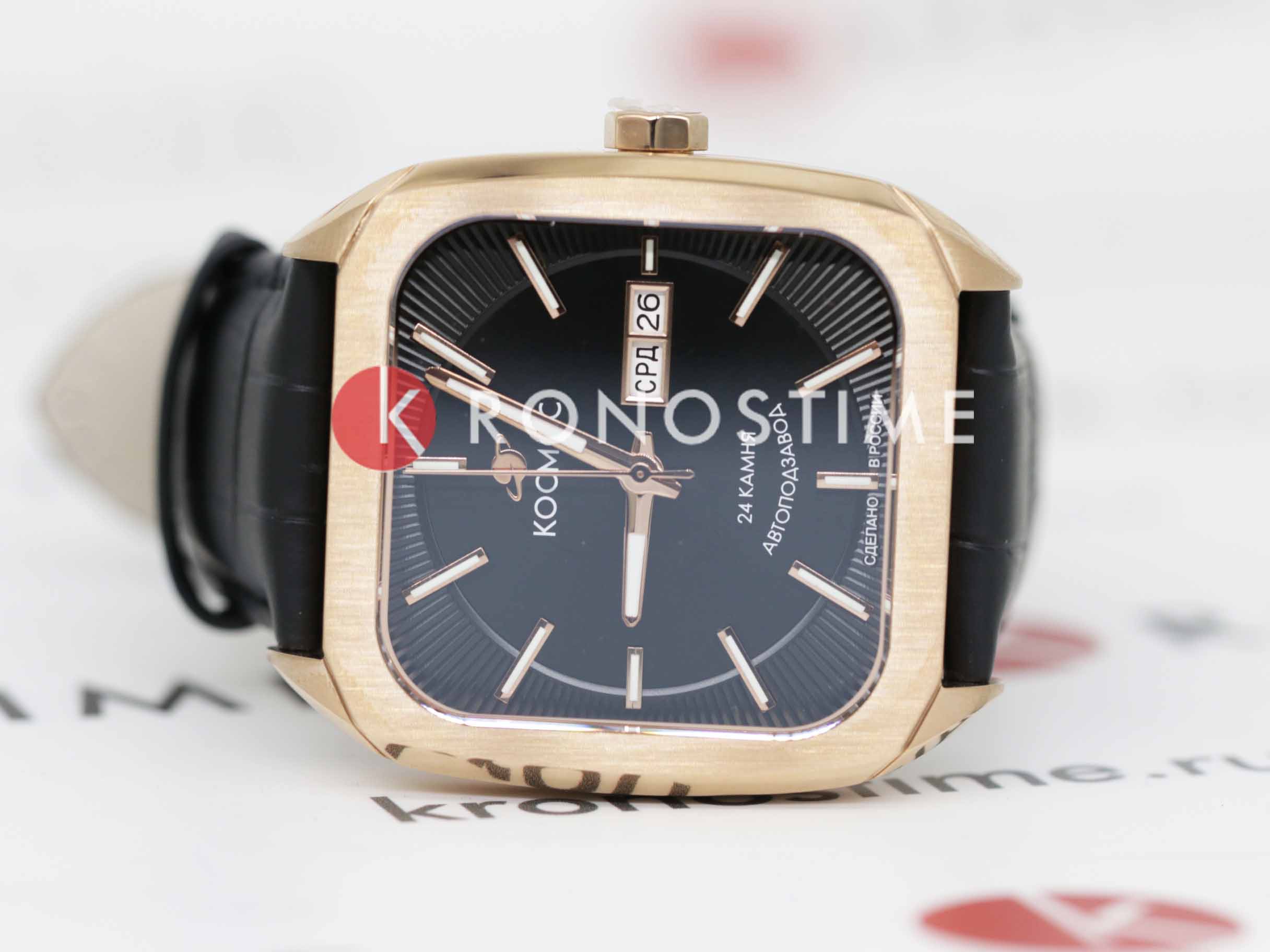 Космос Космос Марсоход K 213.41.31, марсоход россия мужские часы на браслете кожаный боковой вид