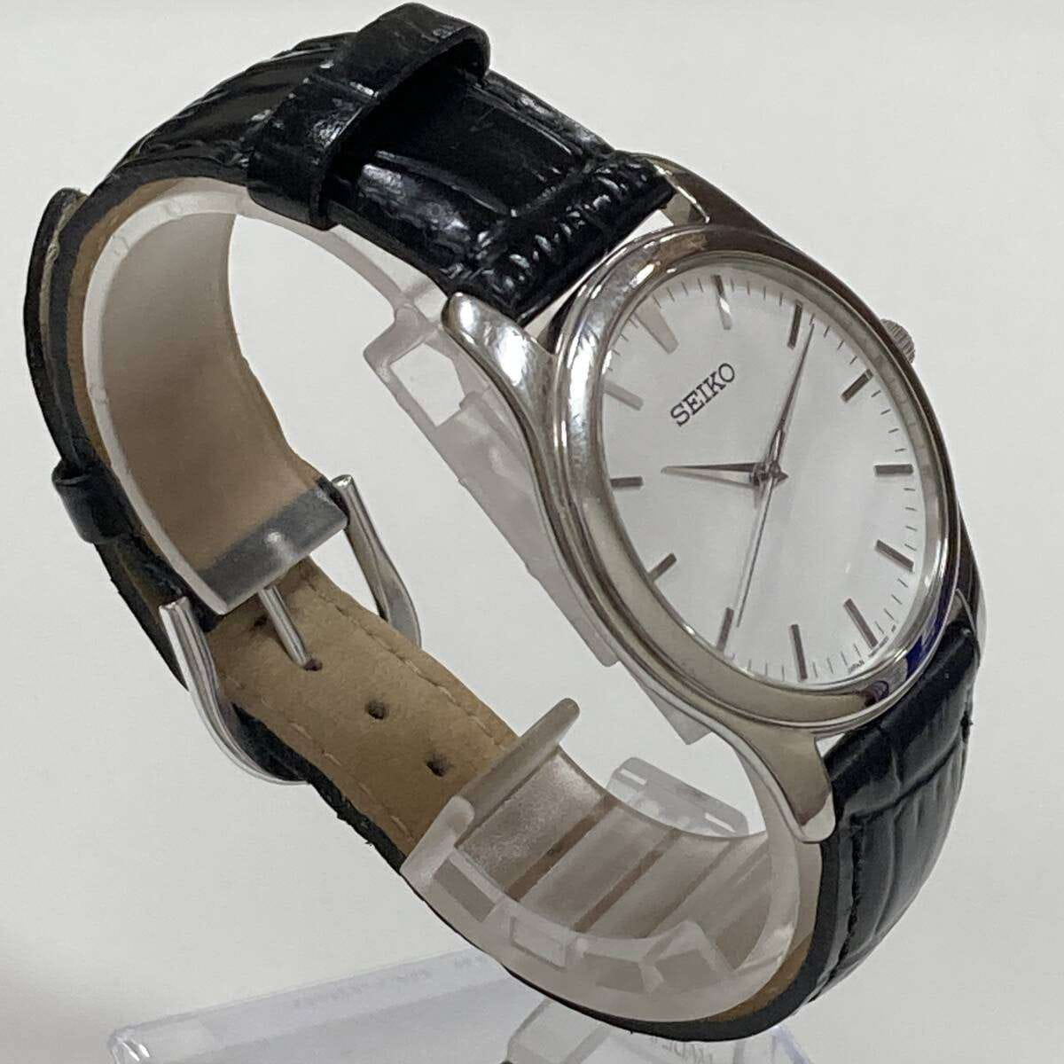 Seiko Seiko Spirit SCXP031, spirit япония мужские часы на браслете кожаный боковой вид
