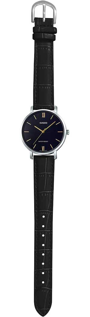 Casio Casio Collection LTP-VT01L-1B, ltp япония женские часы на браслете кожаный боковой вид