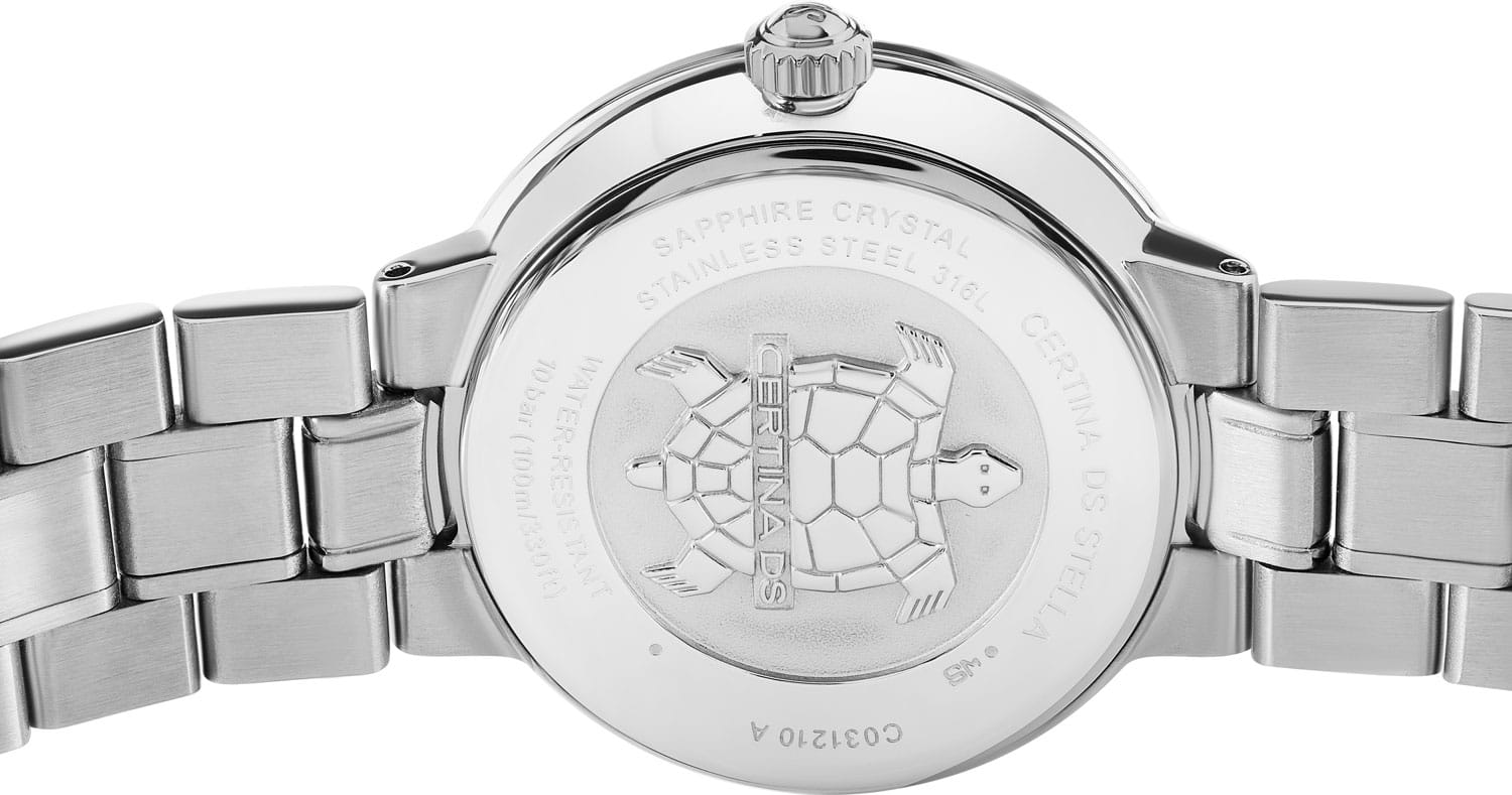 Certina Certina DS Stella C031.210.11.051.00, ds podium швейцария женские часы на браслете нержавеющая сталь боковой вид