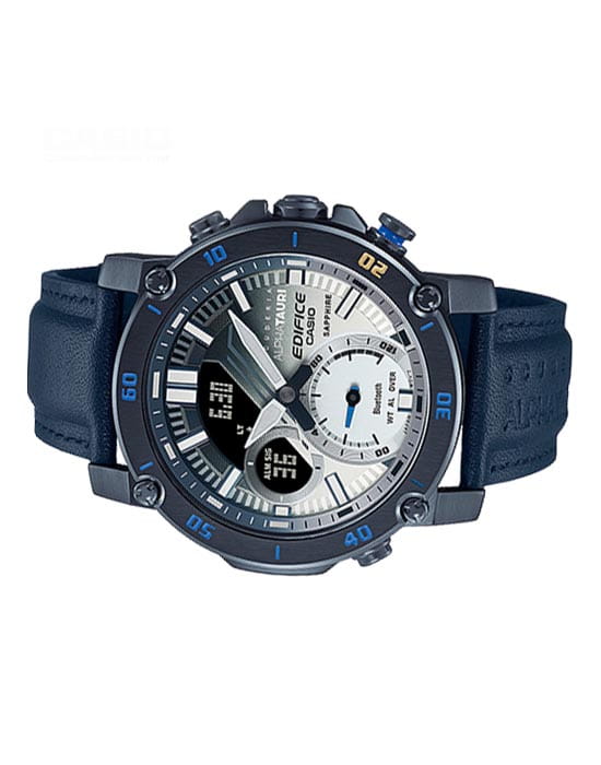 Casio ECB-20AT-2A мужские часы застежка крупным планом