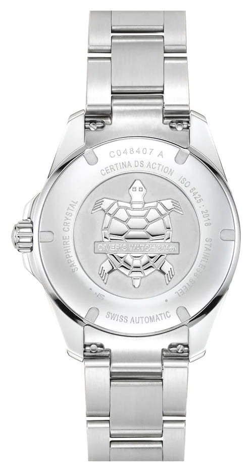 Certina C0484071101100 мужские часы застежка крупным планом