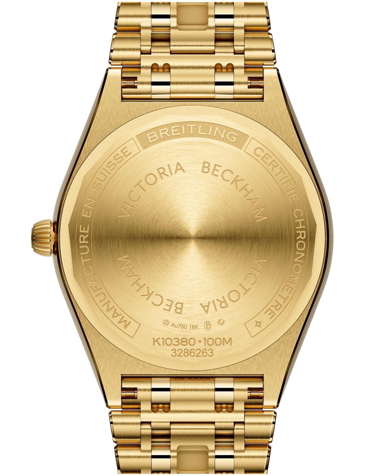 Оригинальные часы Breitling Breitling Chronomat Automatic 36 Victoria Beckham K103801A1A1K1 механические калибр механизма  общий вид