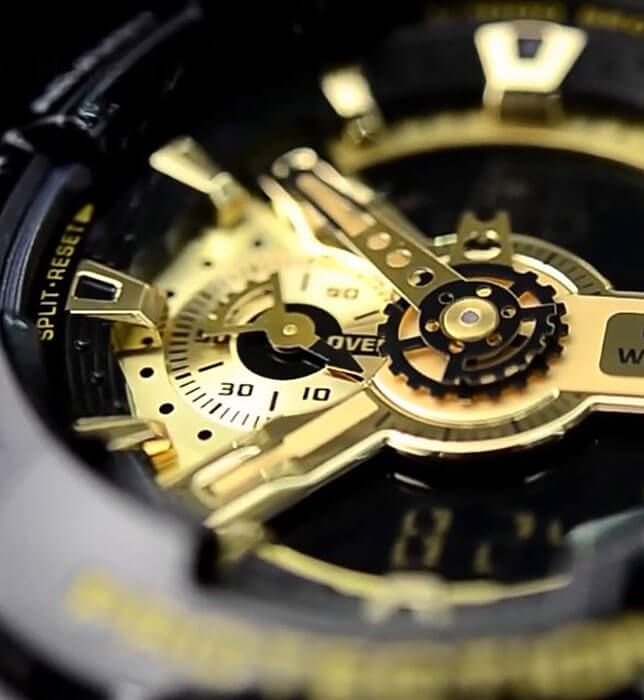 Оригинальные часы Casio Casio G-Shock GA-110GB-1A электронные калибр механизма  общий вид