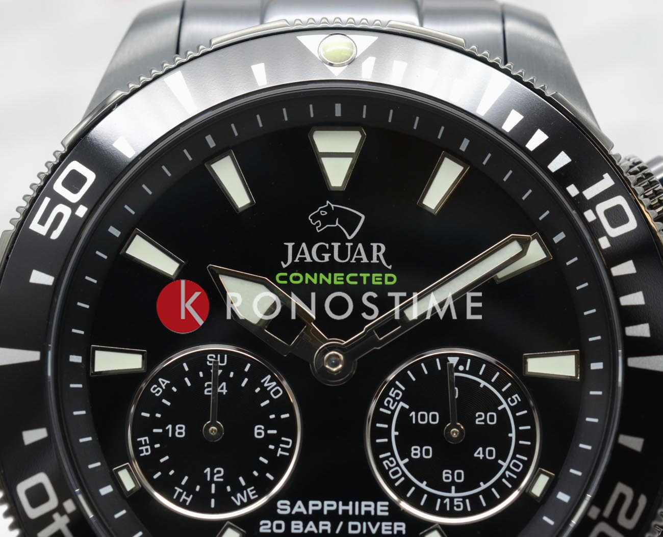 Jaguar Jaguar Connected J929/1, connected швейцария мужские часы на браслете нержавеющая сталь с pvd-покрытием боковой вид