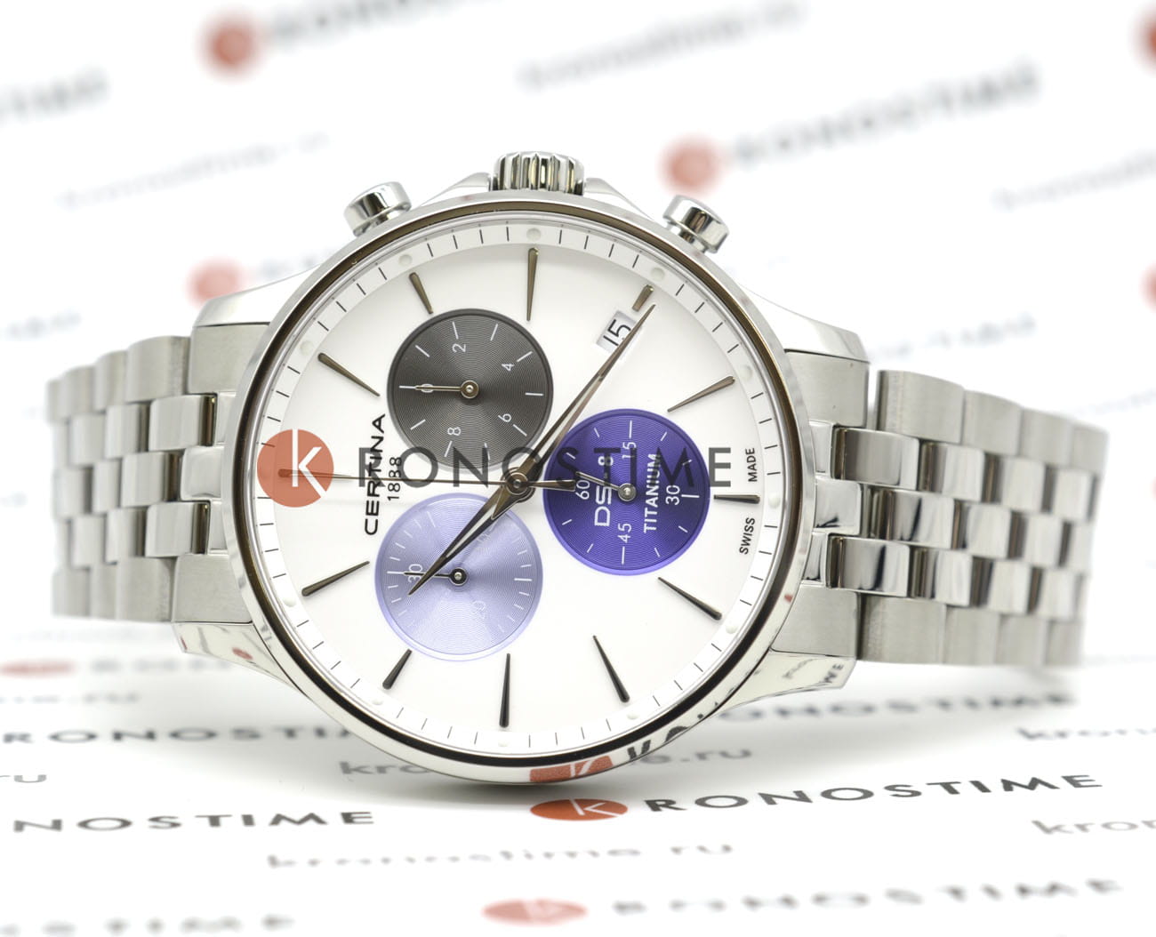 Certina Certina DS-8 Chrono C045.417.44.011.00 DS 8, наручные мужские часы фото под углом