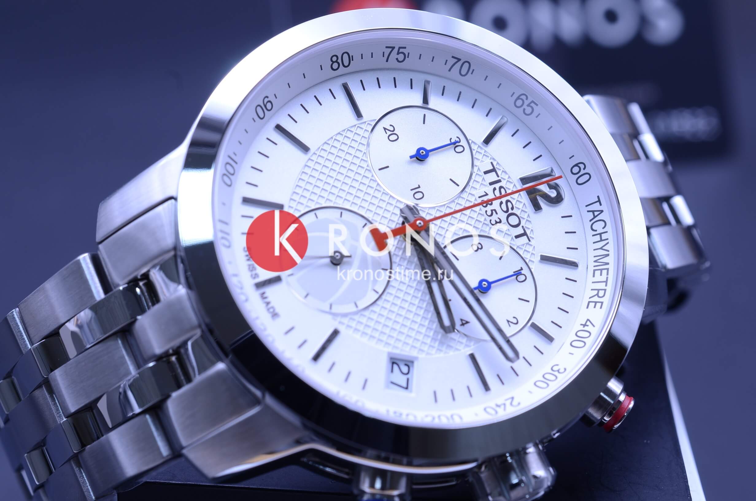 Tissot Tissot PRC 200 Chronograph NBA Special Edition T055.417.11.017.01 мужские часы белый циферблат на запястье