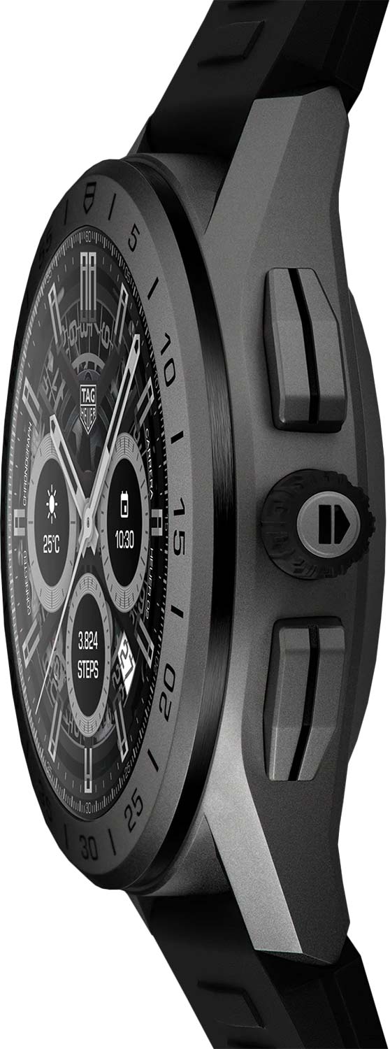 TAG Heuer TAG Heuer Connected Calibre E3 - 45 mm SBG8A81.BT6222  - задняя крышка металл титан керамика корпуса, швейцария часы