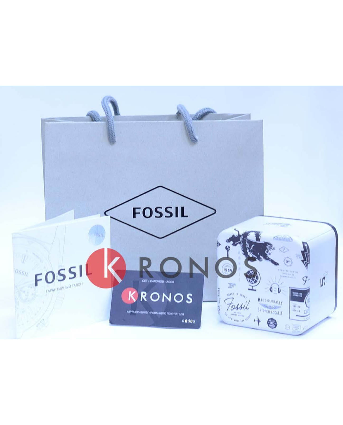 Оригинальные часы Fossil Fossil FB-02  BQ2310IE кварцевые калибр механизма  общий вид