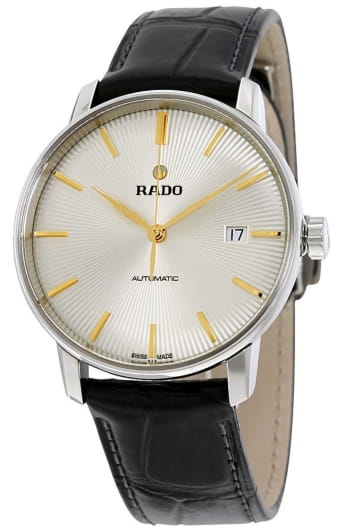 Rado Rado Coupole R22860105, coupole швейцария мужские часы на браслете кожаный боковой вид