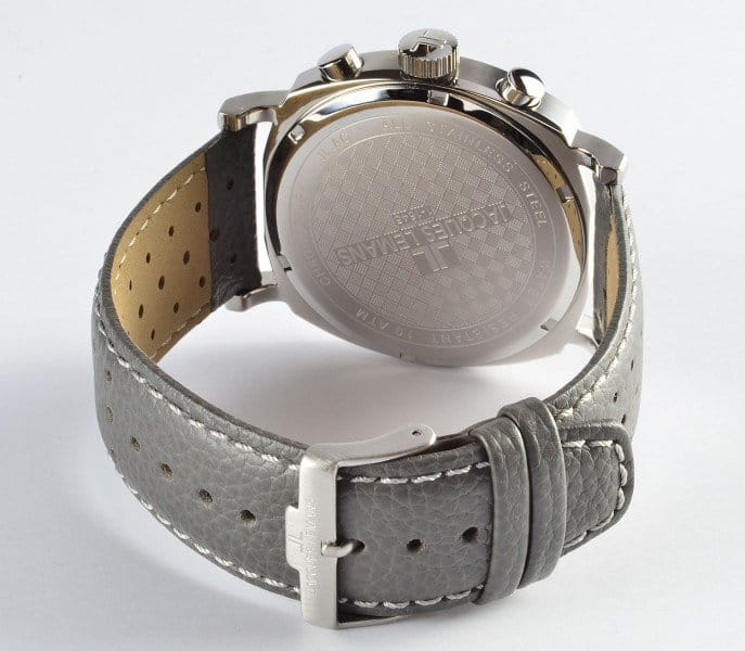 Jacques Lemans Jacques Lemans 1-1645L,  австрия мужские часы на браслете кожа + текстиль боковой вид