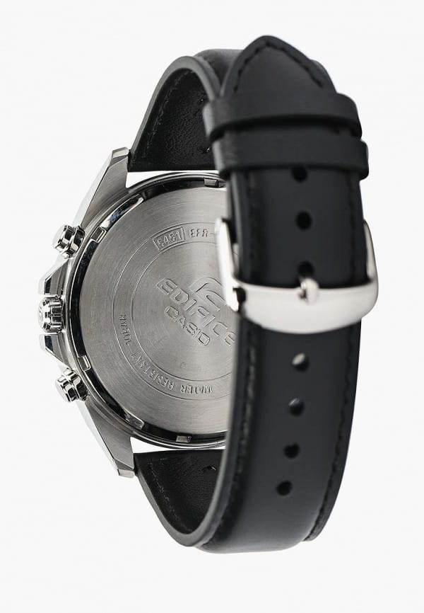 Casio Casio Edifice EFR-556L-1A, edifice япония мужские часы на браслете кожаный боковой вид