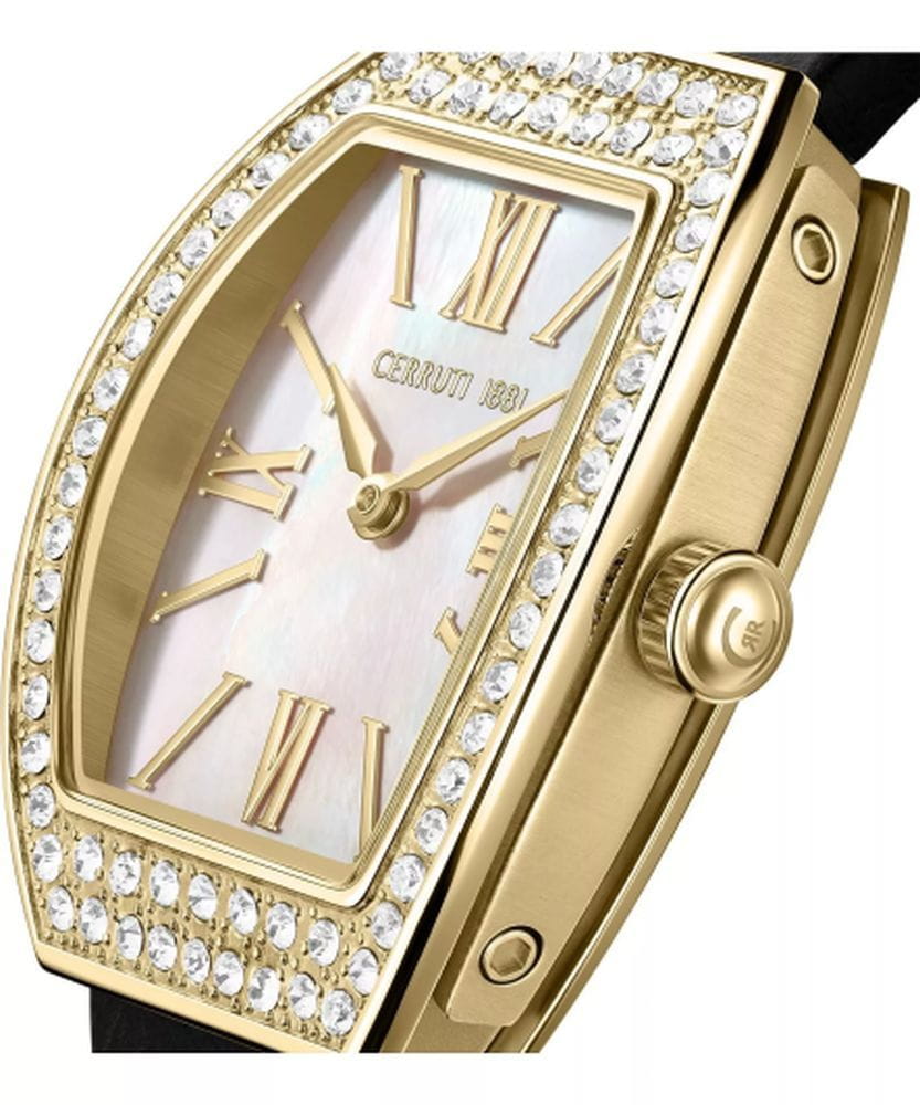 Cerruti 1881 Cerruti 1881 Calliano CIWLA0043403,  франция женские часы на браслете кожаный боковой вид