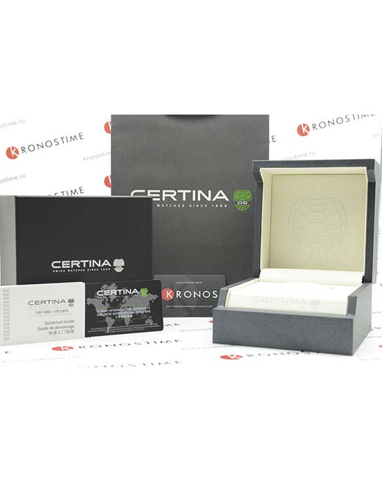 Certina Certina DS Caimano C017.410.36.037.00 кварцевые мужские часы часы крупный план белый циферблата
