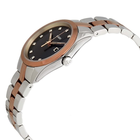 Rado Rado Hyperchrome Automatic R32976712, hyperchrome швейцария женские часы на браслете сталь + ceramos™ боковой вид