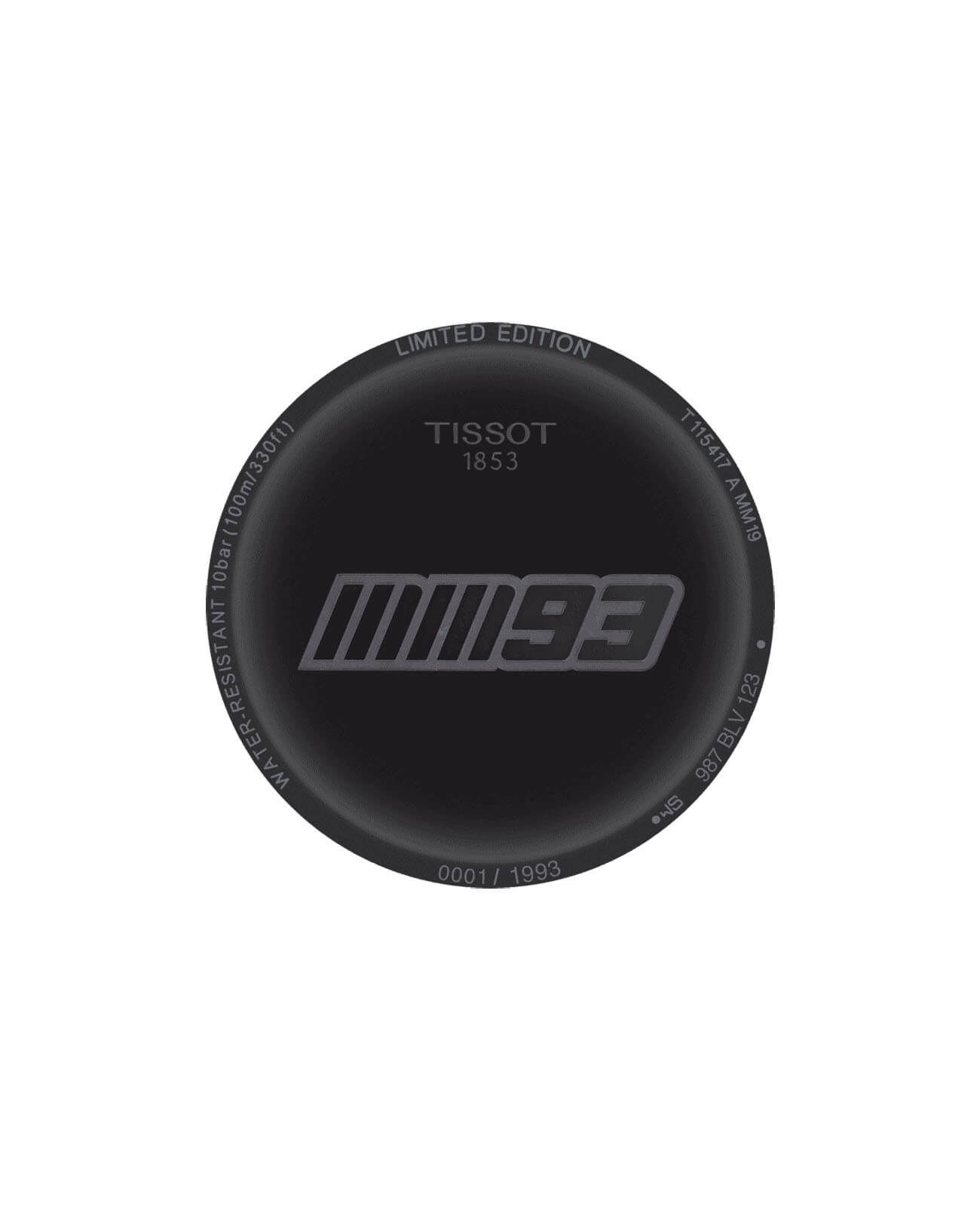 Tissot Tissot T-Race Marc Marquez 2019 T115.417.37.057.01, t-sport швейцария мужские часы на браслете каучук боковой вид