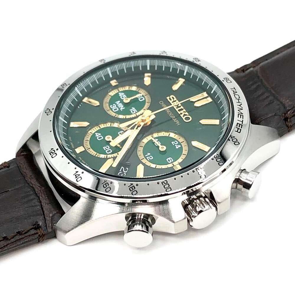 Оригинальные часы Seiko Seiko Spirit Chronograph SBTR017 кварцевые калибр механизма 8t67 общий вид