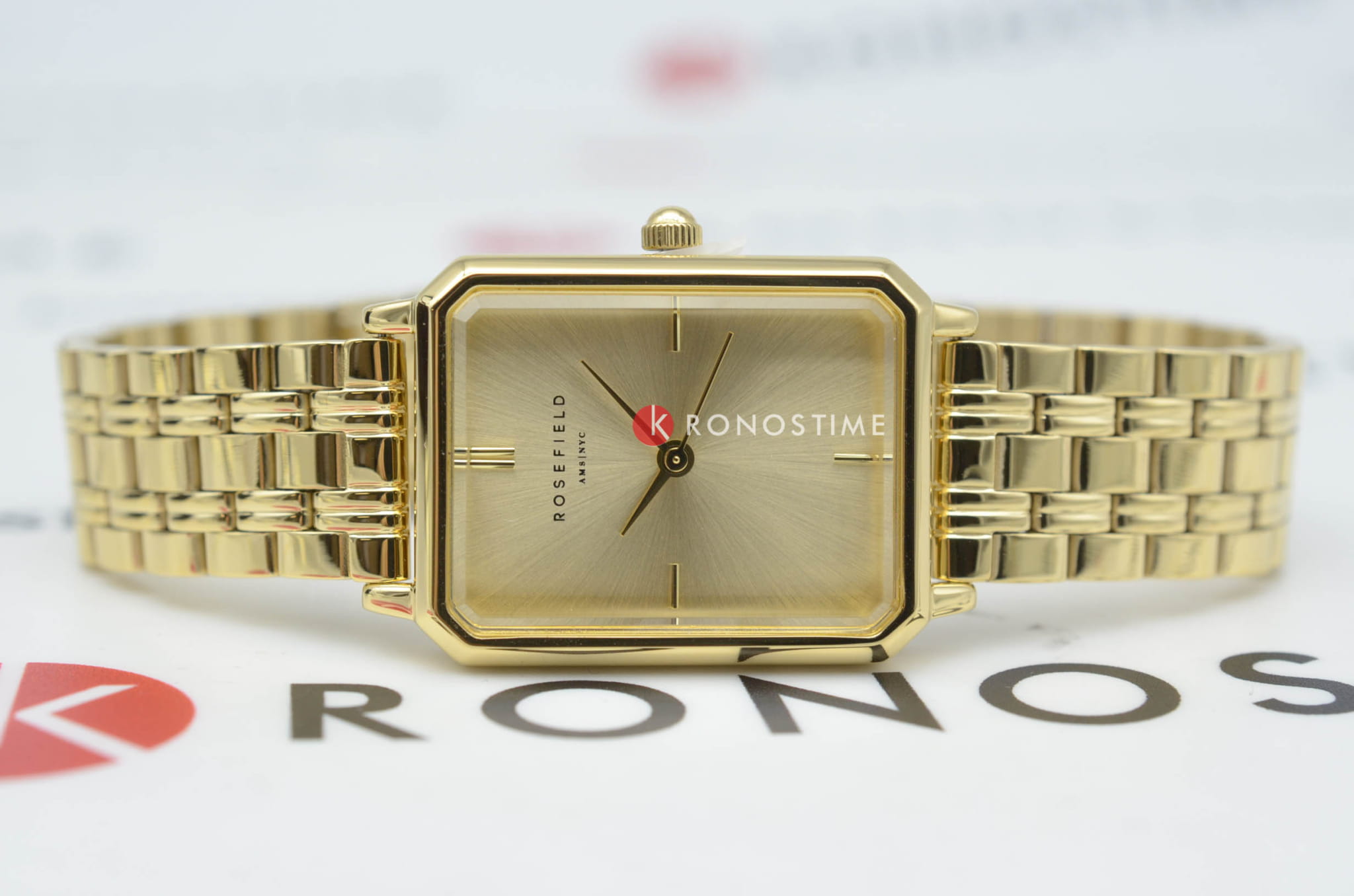 Оригинальные часы Rosefield Rosefield The Octagon OCGSG-O65 кварцевые калибр механизма  общий вид