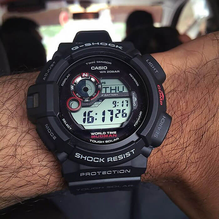 Casio Casio G-Shock G-9300-1 Mudman - задняя крышка пластик корпуса, япония часы