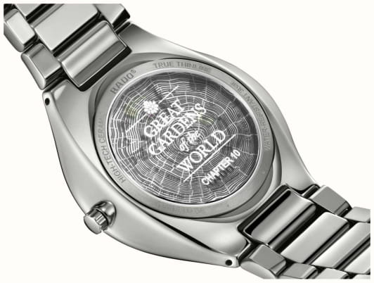 Оригинальные часы Rado Rado True Thinline x Great Gardens of the World Chapter R27088122 механические калибр механизма  общий вид