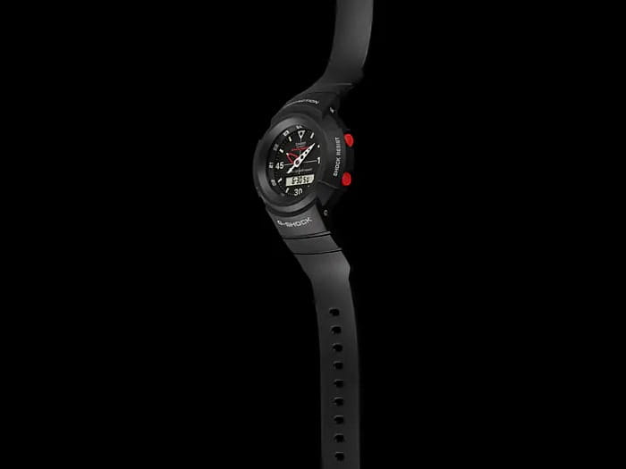 Casio Casio G-Shock AW-500E-1EDR (AW-500E-1E)  — детали корпуса и пластик