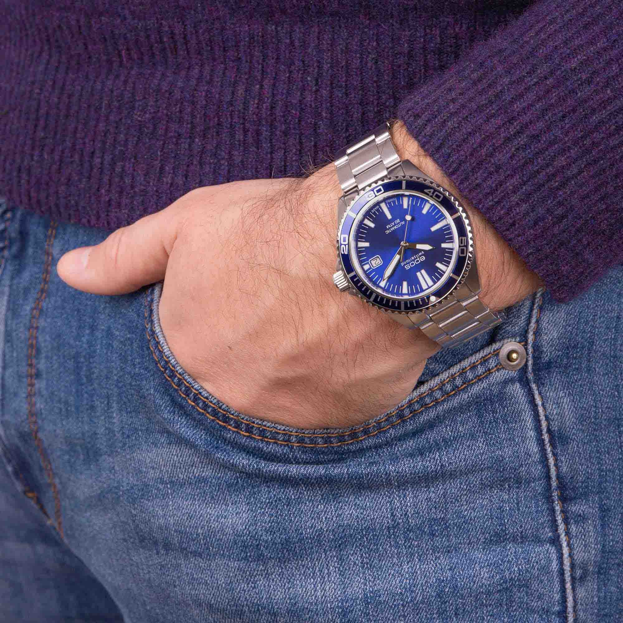 Epos Epos Diver 3438.131.96.16.30  — детали корпуса и нержавеющая сталь