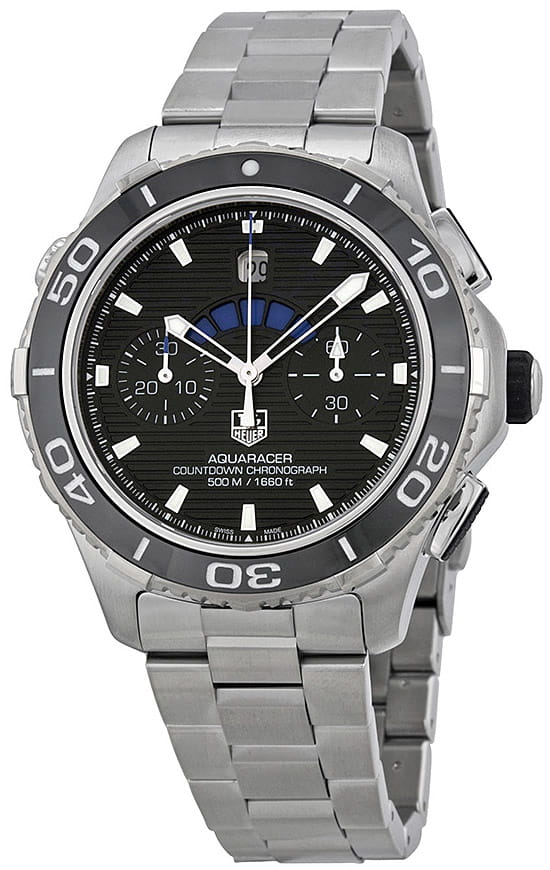 Оригинальные часы TAG Heuer TAG Heuer Aquaracer CAK211A.BA0833 механические калибр механизма  общий вид