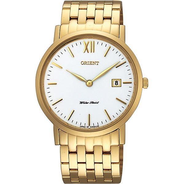Orient Orient GW00001W (FGW00001W)  FGW00001W  мужские часы белый циферблат, браслет  — вид спереди