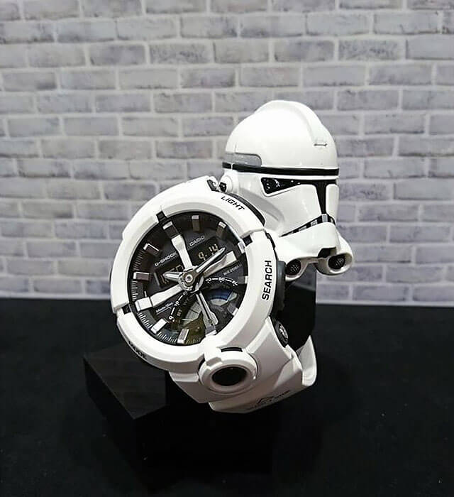 Casio Casio G-Shock GA-500-7A GA, наручные мужские часы фото под углом