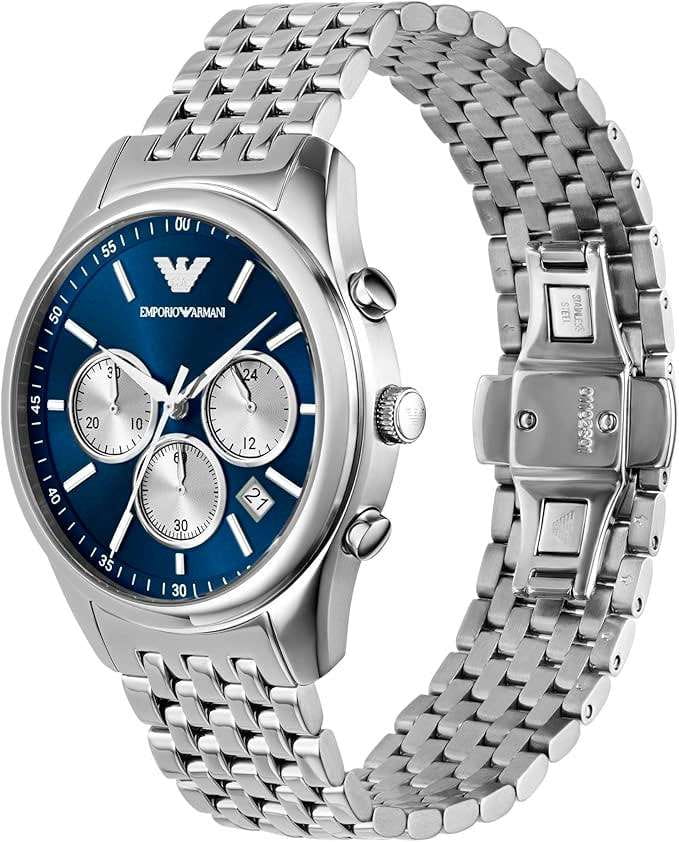 Emporio Armani Emporio Armani Antonio AR11582,  италия мужские часы на браслете нержавеющая сталь боковой вид