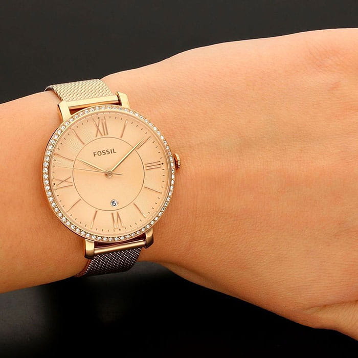 Fossil Fossil FB-01  ES4628 женские часы золотой циферблат на запястье