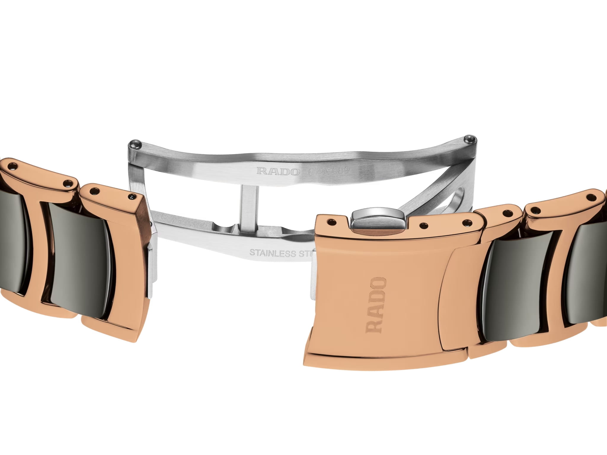 Rado Rado Centrix R30023012  - задняя крышка металл сталь корпуса, швейцария часы