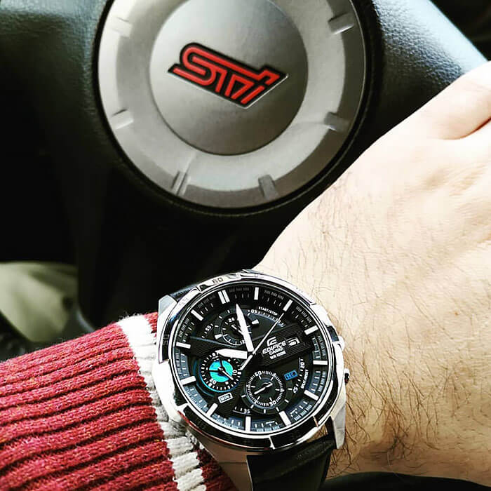 Casio Casio Edifice EFR-556L-1A EFR-556 - задняя крышка металл сталь корпуса, япония часы