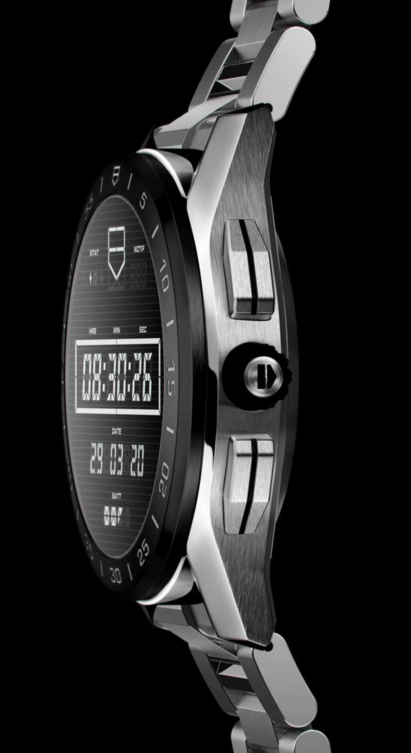 TAG Heuer TAG Heuer Connected Calibre E3 - 45 mm SBG8A10.BA0646  - задняя крышка сталь керамика металл корпуса, швейцария часы