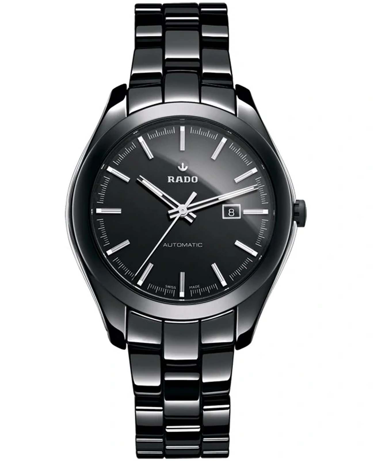 Rado Rado Hyperchrome R32260152 Automatic R32260152 механические женские часы черный циферблат, браслет высокотехнологичная керамика — вид спереди