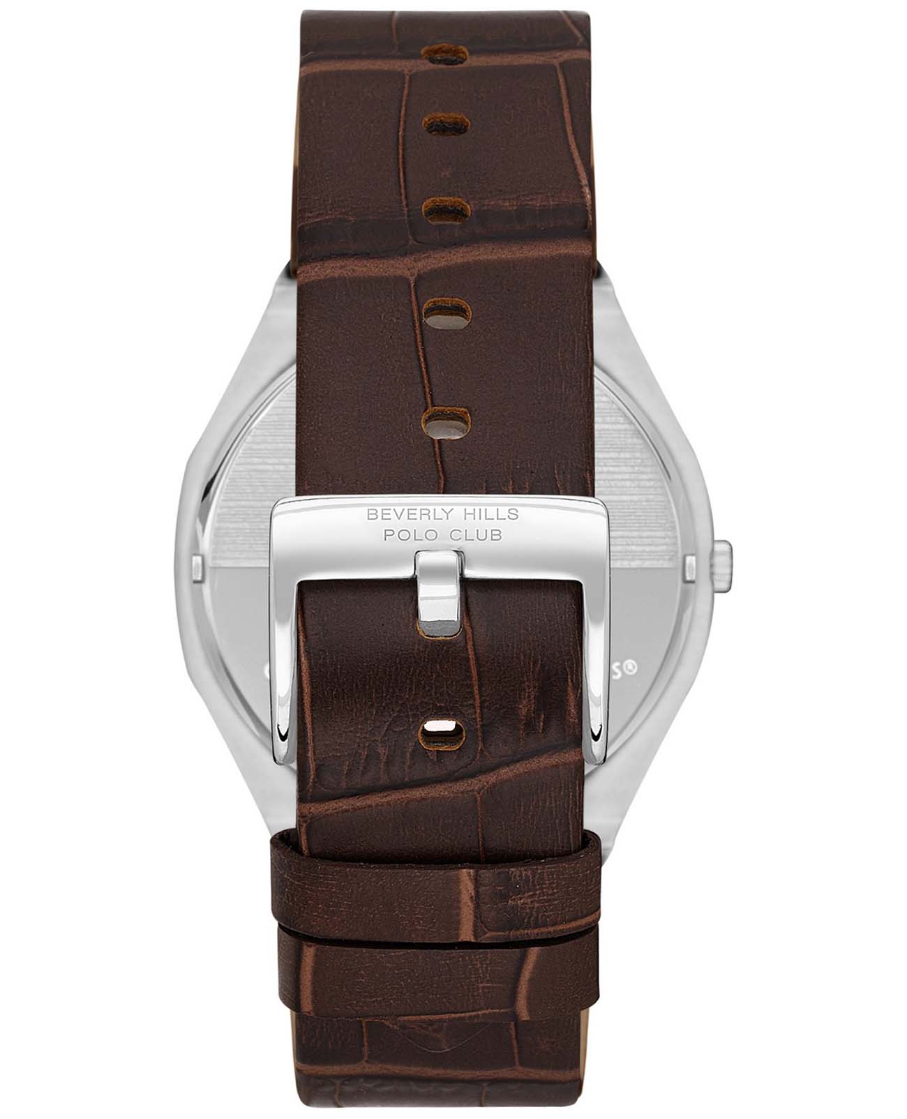 Beverly Hills Polo Club Beverly Hills Polo Club Quartz BP3607X.302,  сша мужские часы на браслете кожаный боковой вид