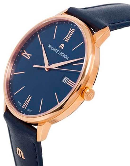 Maurice Lacroix EL1118-PVP01-411-1 мужские часы застежка крупным планом