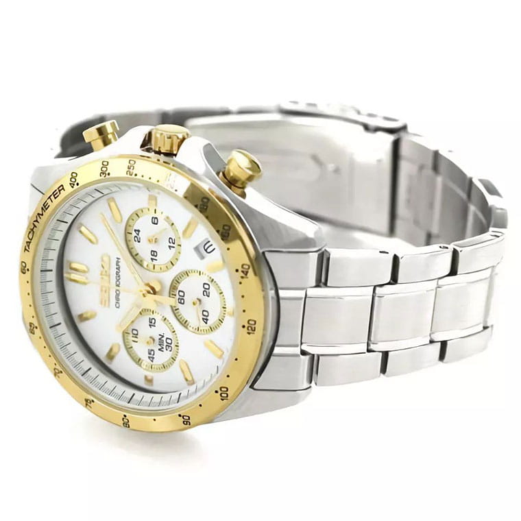 Seiko Seiko Spirit Chronograph SBTR024, spirit япония мужские часы на браслете нержавеющая сталь боковой вид