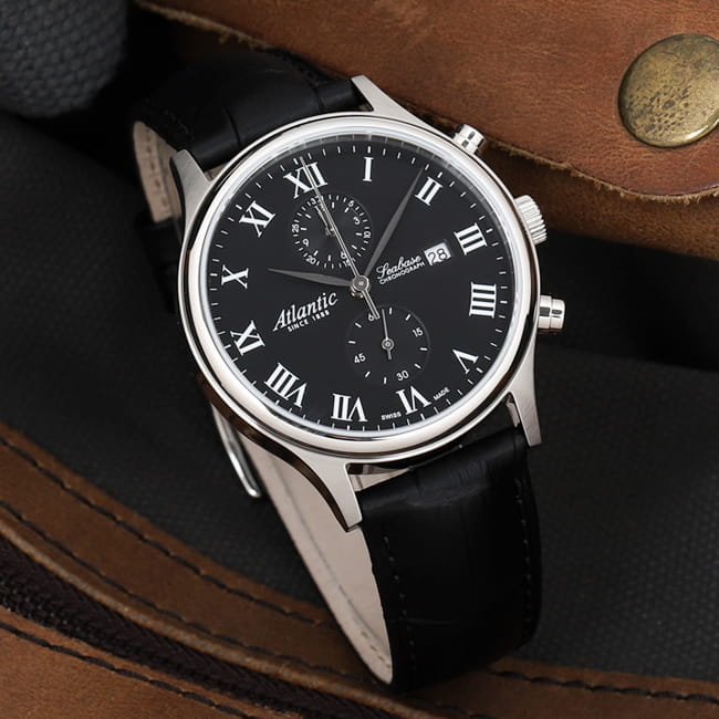 Atlantic Atlantic Seabase 64452.41.68 , наручные мужские часы фото под углом