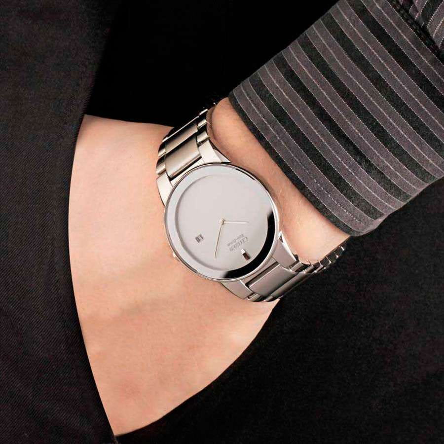 Citizen Citizen Eco-Drive Axiom AU1060-51A, eco-drive япония мужские часы на браслете нержавеющая сталь боковой вид