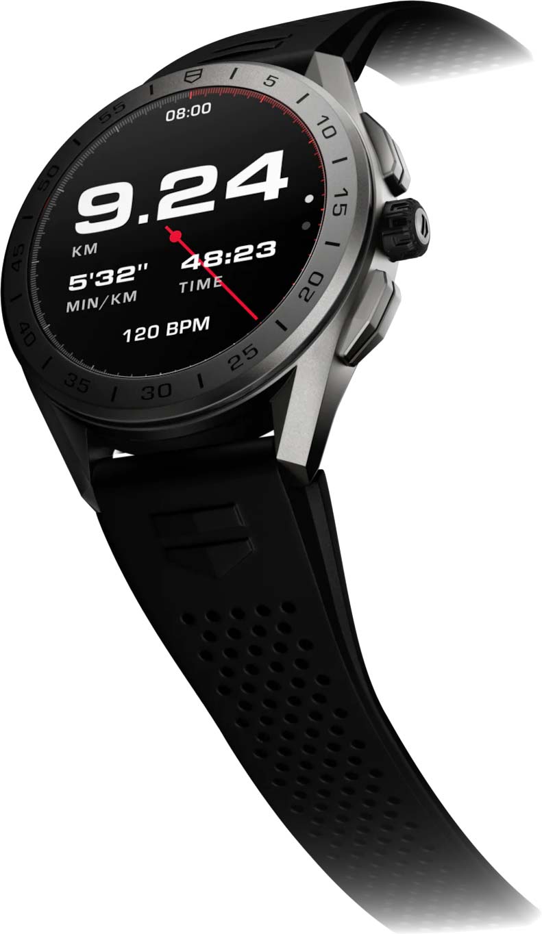 TAG Heuer TAG Heuer Connected Calibre E3 - 45 mm SBG8A81.BT6222 мужские часы черный циферблат на запястье